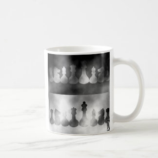 La taza de café más grande de la ilusión de la