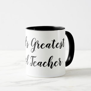 La taza de café más grande del profesor de escue