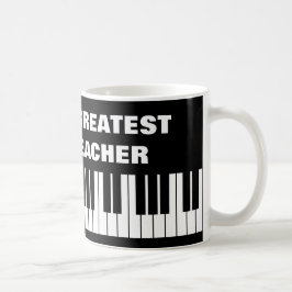 La taza de café más grande del profesor del piano