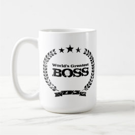 La taza de café más grande del vintage de Boss el