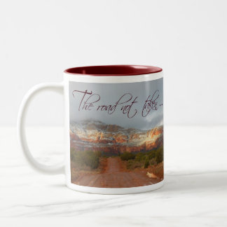 La taza de café no tomada del camino