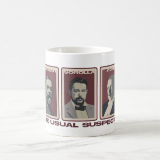 La taza de café usual de los sospechosos