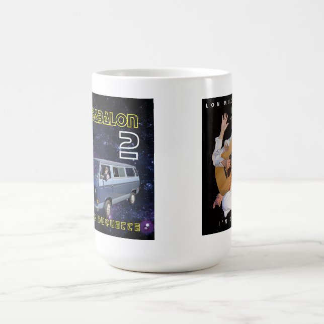 La taza de café w "soy bizcocho borracho Lon" y (Centro)