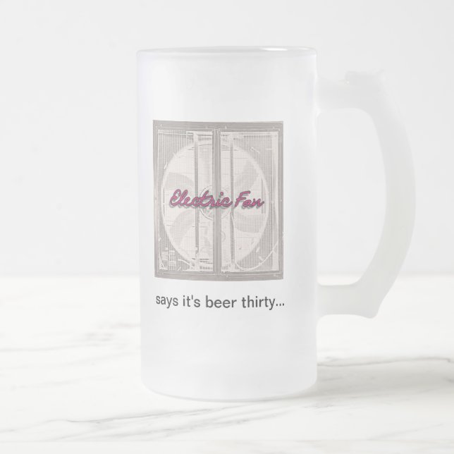 La taza de cerveza helada de la fan eléctrica (Derecha)
