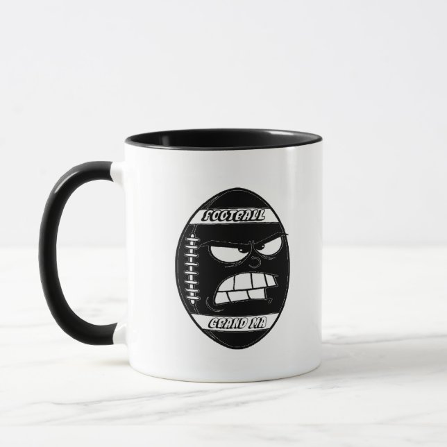 La taza de fútbol personalizado para las grandes M (Izquierda)