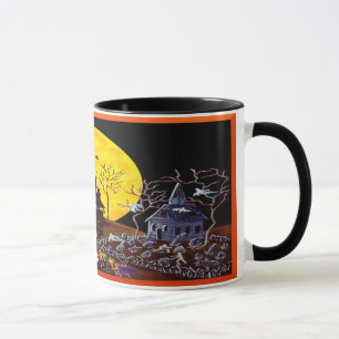 La taza de Halloween "guarda el correr "