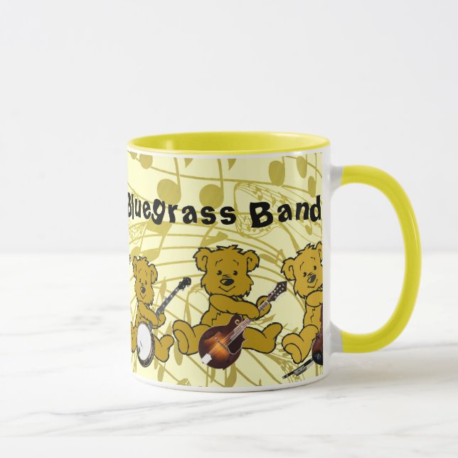 LA TAZA DE LA BANDA DE BLUEGRASS DEL OSO (Derecha)