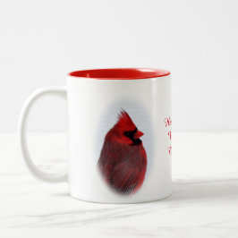 La taza de la bebida de los cardenales personaliza