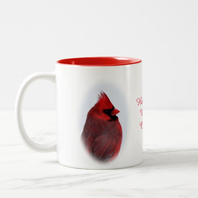 La taza de la bebida de los cardenales personaliza (Izquierda)