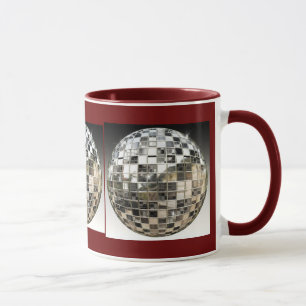 La taza de la bola de espejo