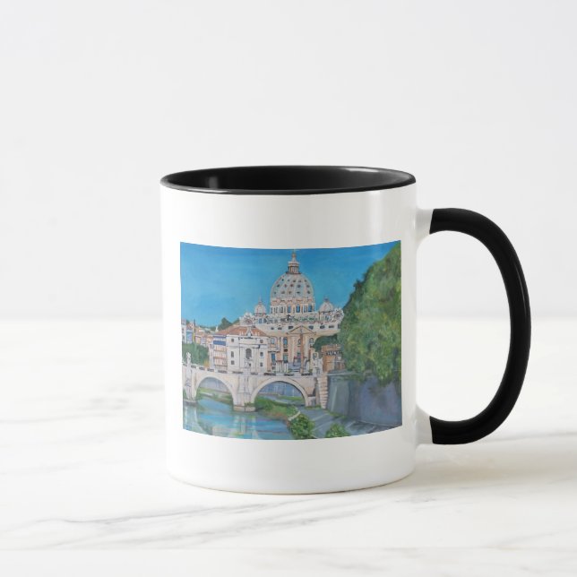 La taza de la Ciudad del Vaticano (Derecha)