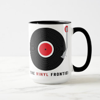 La taza de la frontera del vinilo