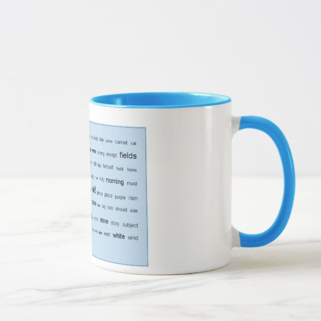 la taza de la mezclilla (Derecha)
