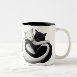 La taza de los gatos del amor
