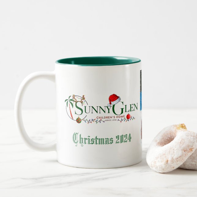 La taza de los Navidades del Glen soleado 2024 (pe (Con donut)