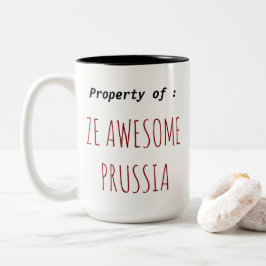 La taza de Prusia de impresionante