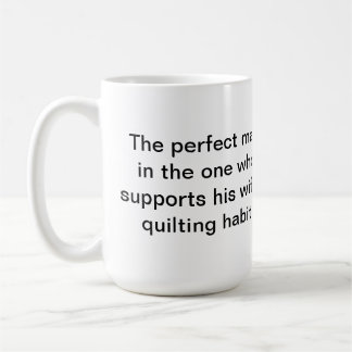 La taza de Quilter perfecto del hombre