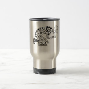 La taza de rogación del viaje de la mujer