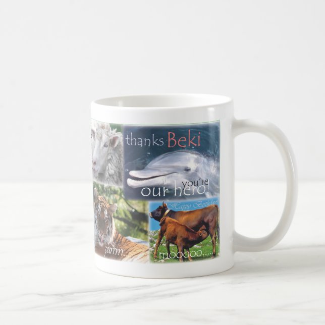 La taza del amante animal (Derecha)