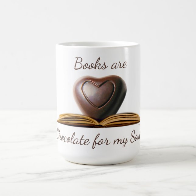 La taza del amante del libro y del chocolate (Centro)