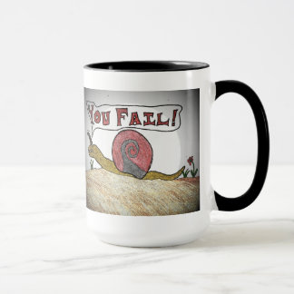 La taza del caracol del fall de vergüenza