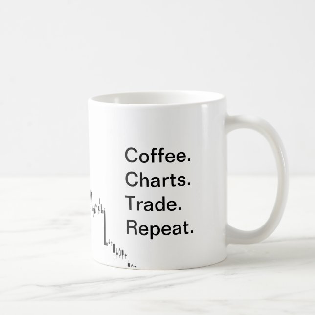 ¡La taza del comerciante! Café. Cartas. Comercio. (Derecha)
