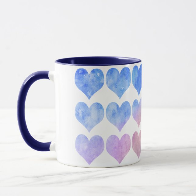 La taza del corazón azul (Izquierda)