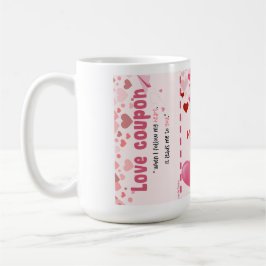 La taza del cupón de amor