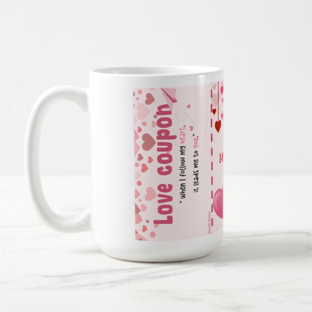 La taza del cupón de amor (Izquierda)