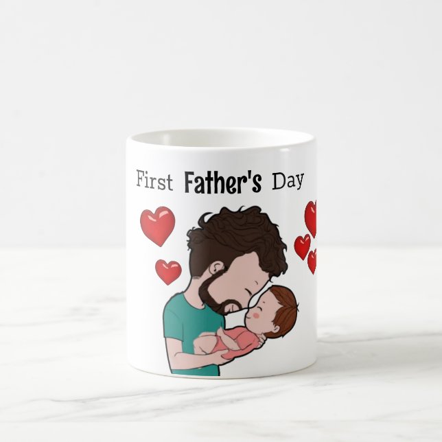 La taza del Día del Primer Padre. (Centro)