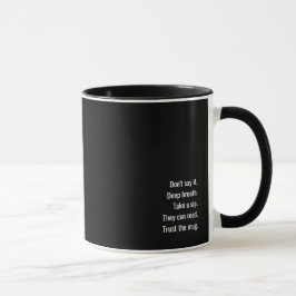 La taza del discusión-tapón de la oficina, edición
