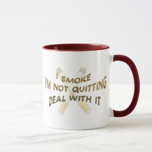 La taza del fumador orgulloso