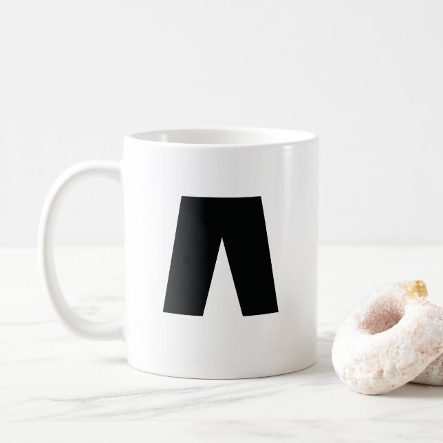 La taza del logotipo de Nightpantz (Con donut)