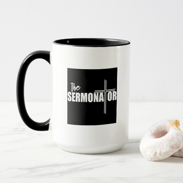 La taza del Sermonator (Con donut)