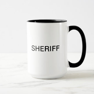 La taza del sheriff
