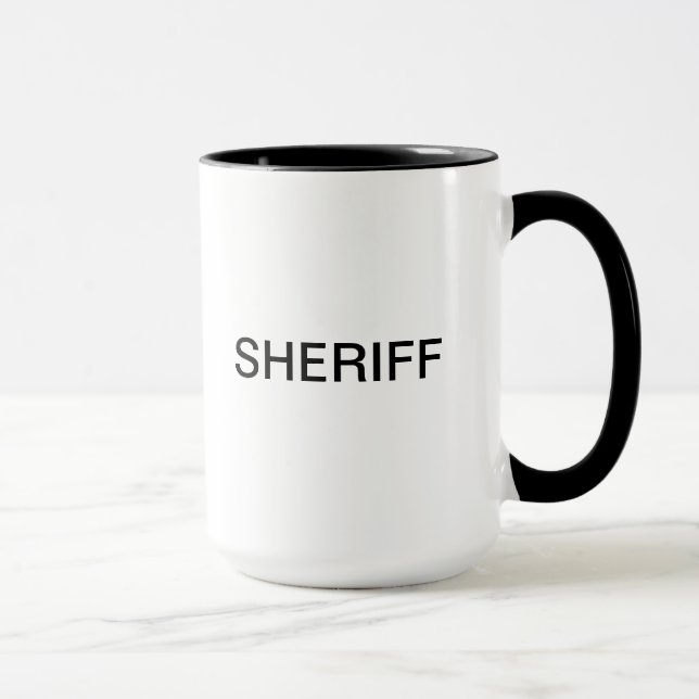 La taza del sheriff (Derecha)