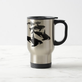 La taza del viaje de la ballena de la orca