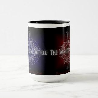 La taza dual del logotipo del mundo inmortal