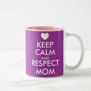La taza el   del Día de la Madre guarda calma y