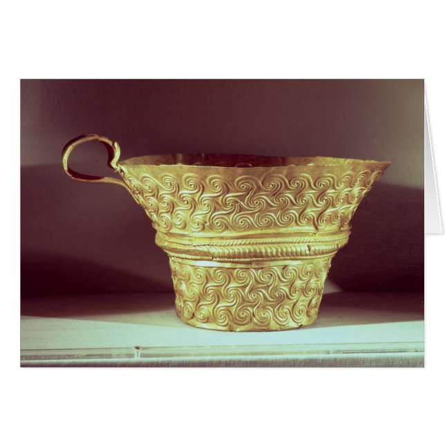 La taza encontró en una tumba de los tholos en (Anverso (Horizontal))