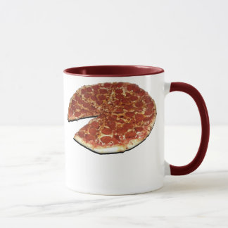 La taza gemela de las pizzas
