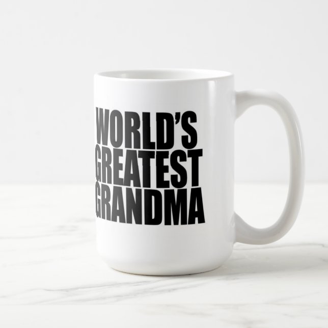 La taza más grande de la abuela del mundo (Derecha)