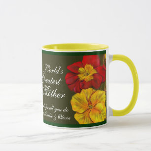 La taza más grande de la madre del mundo floral