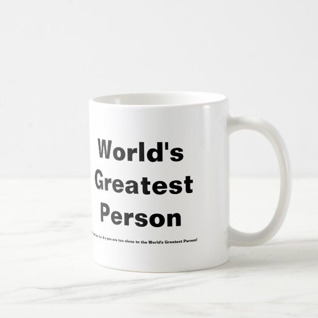 La taza más grande de la persona del mundo (Derecha)
