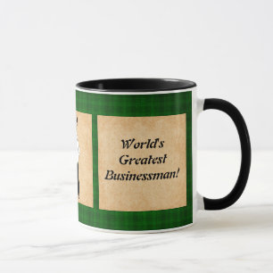 La taza más grande del hombre de negocios del