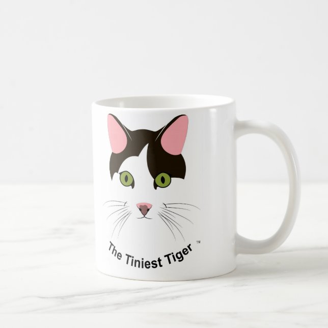 La taza más minúscula del logotipo del tigre (Derecha)