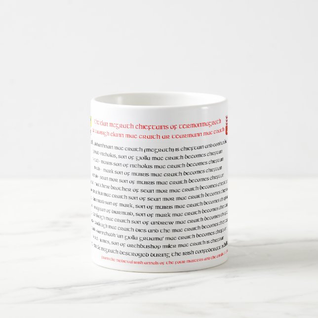 La taza medieval de los caciques de McGrath (Centro)