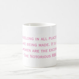 La taza notoria de la cita de RBG