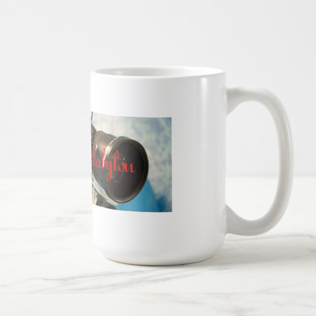 ¡LA TAZA OFICIAL DE BABILONIA DE LA REALIDAD!! (Derecha)