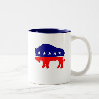 La taza oficial de Coffe del fiesta del bisonte